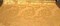 1 Yard Orange Gold Jacobean Reversible Drapery Upholstery Fabric Polyester Medium Weight 56 Inches Wide
